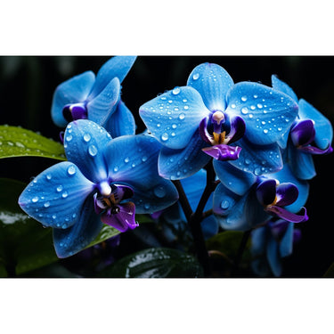 Blue Orchid Canvas